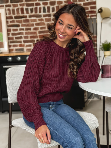 Pull Zaya - Bordeaux