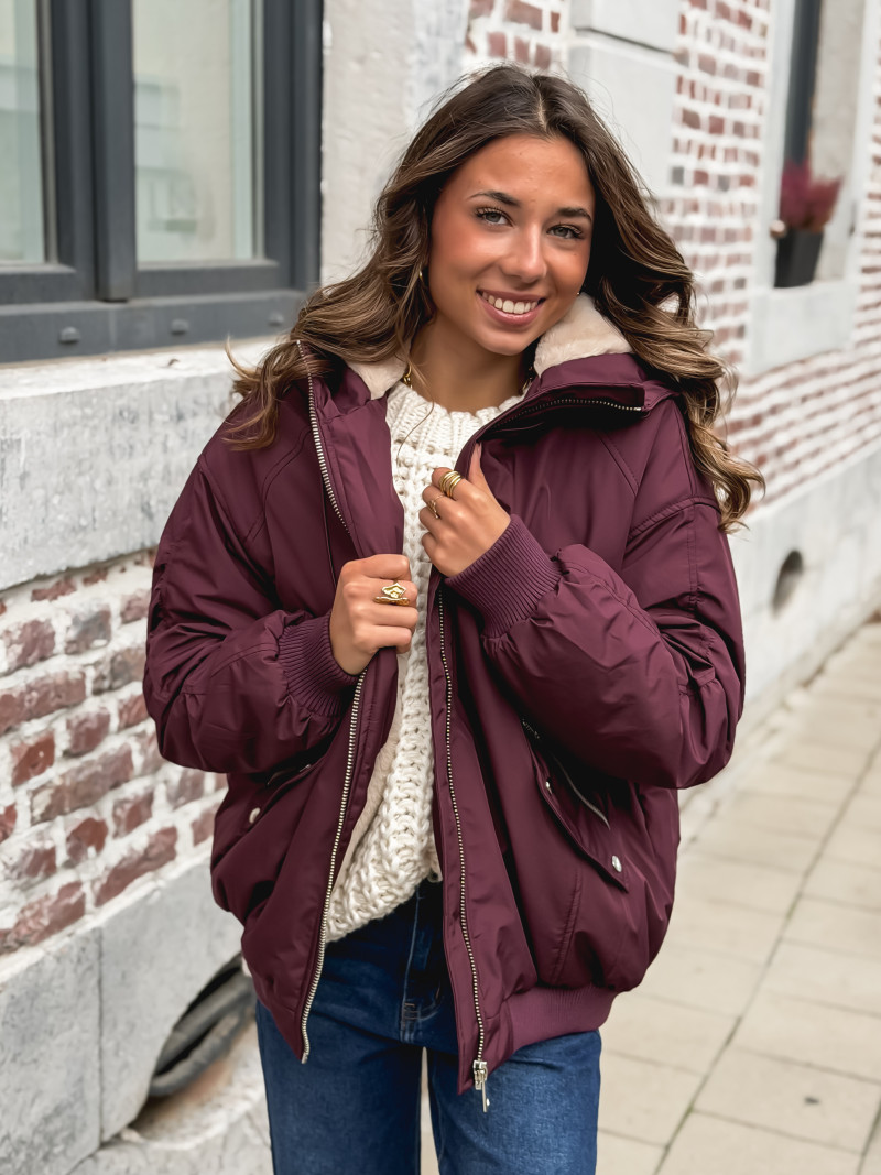 Veste Irwen - Bordeaux