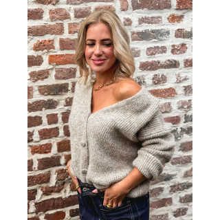 Gilet Amélya - Taupe