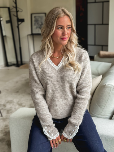 Pull Violetta - Taupe Pull Violetta - Taupe