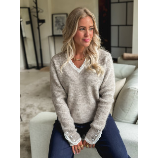 Pull Violetta - Taupe
