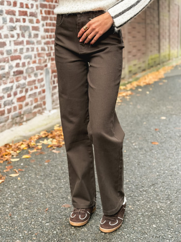 Jeans Angy - Chocolat