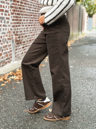 Jeans Angy - Chocolat