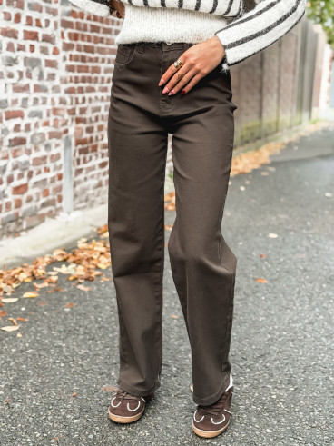Jeans Angy - Chocolat