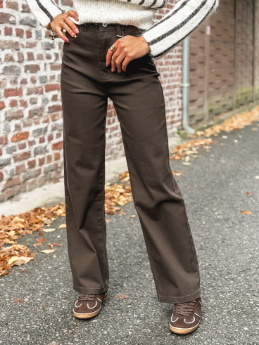 Jeans Angy - Chocolat