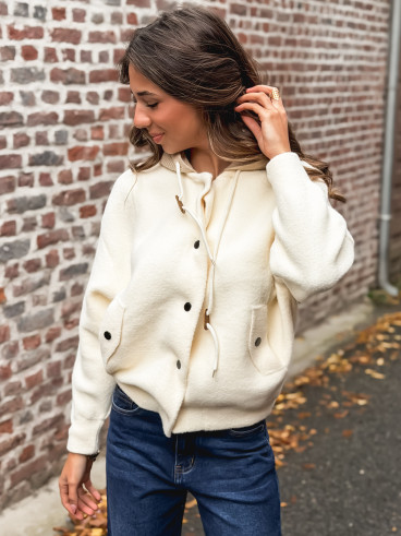 Gilet Yélina - Ecru