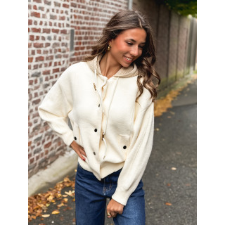 Gilet Yélina - Ecru
