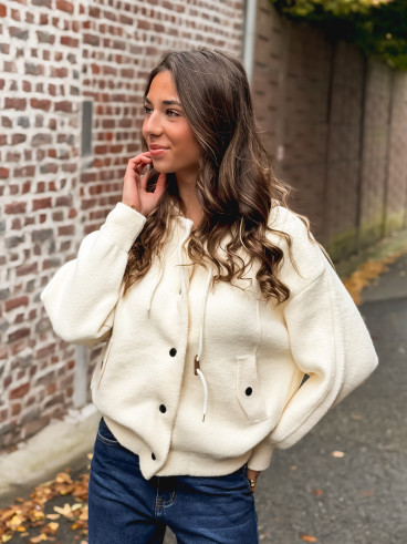 Gilet Yélina - Ecru Gilet Yélina - Ecru