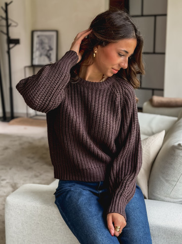 Pull Zaya - Chocolat