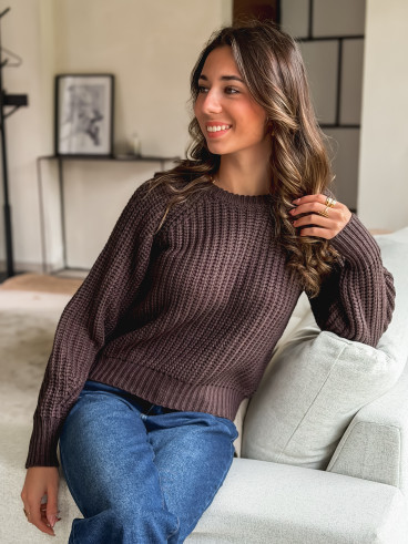 Pull Zaya - Chocolat