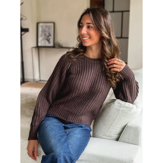 Pull Zaya - Chocolat