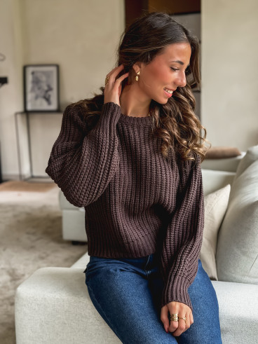 Pull Zaya - Chocolat