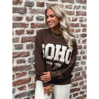 Pull Avery - Chocolat/Beige