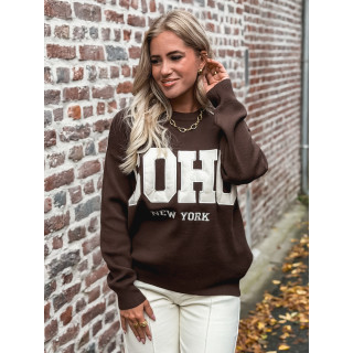 Pull Avery - Chocolat/Beige