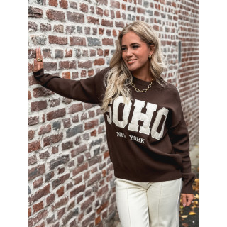 Pull Avery - Chocolat/Beige
