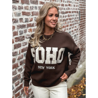 Pull Avery - Chocolat/Beige
