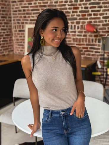 Blouse Louisane - Taupe