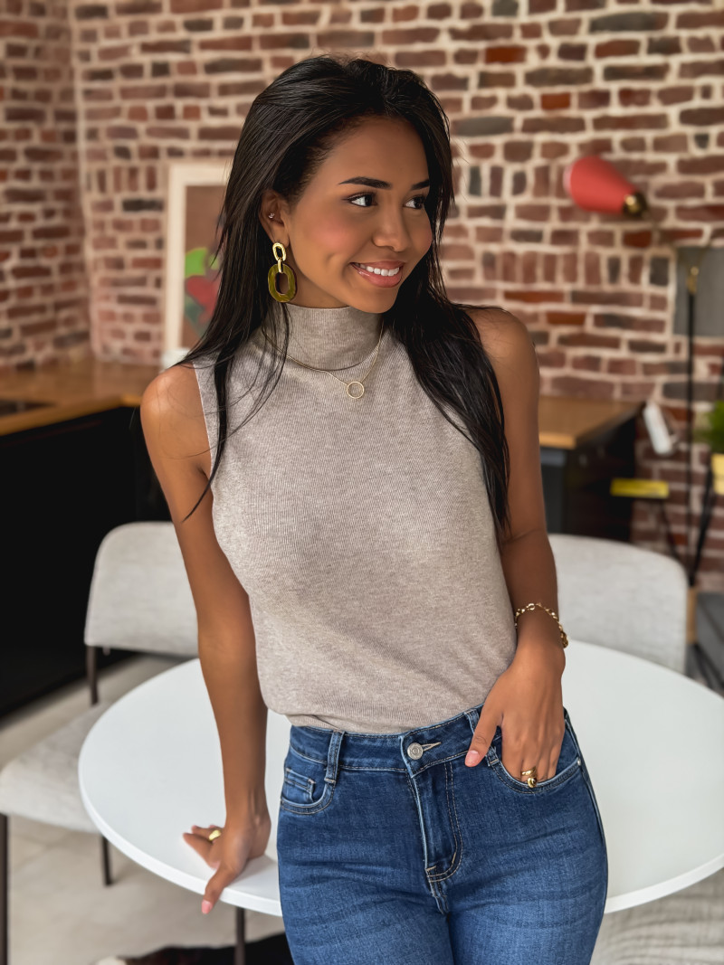 Blouse Louisane - Taupe