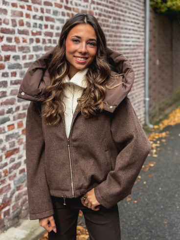 Veste Malou - Chocolat