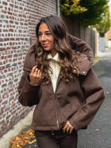Veste Malou - Chocolat