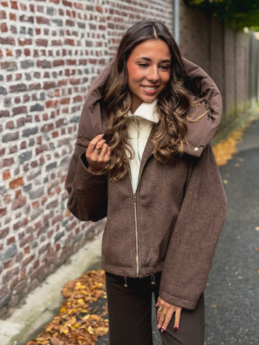 Veste Malou - Chocolat