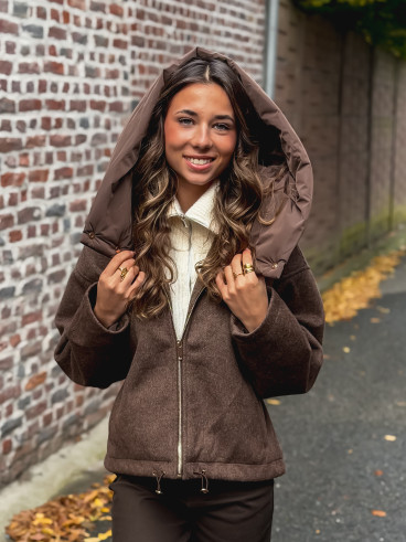 Veste Malou - Chocolat