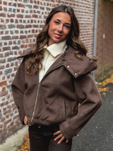 Veste Malou - Chocolat