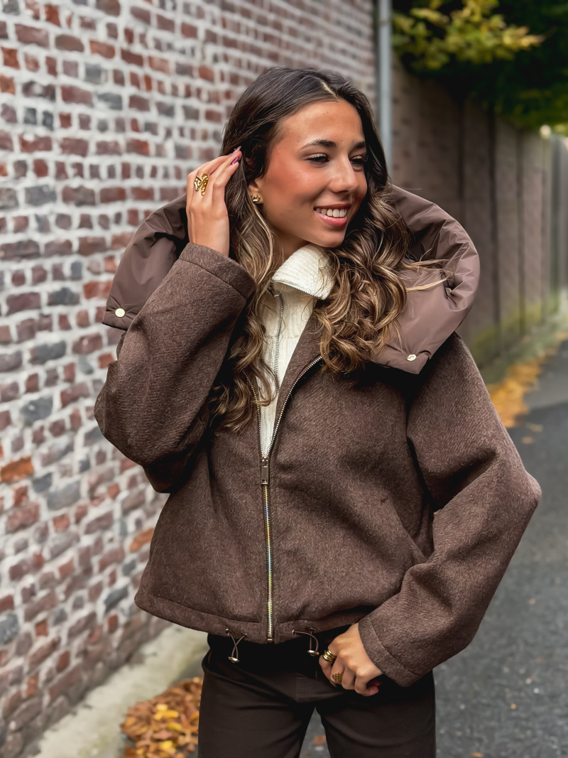 Veste Malou - Chocolat