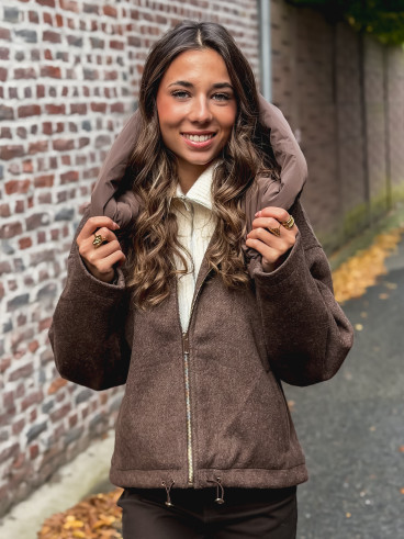 Veste Malou - Chocolat