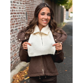 Col camionneur Carmelie - Ecru