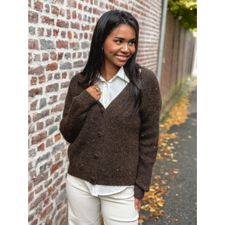 Gilet Amélya - Chocolat