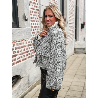 Veste Eléane - Ecru/Noir