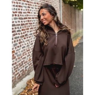 Pull Eléanore - Chocolat