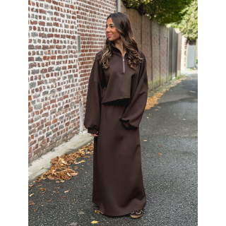 Pull Eléanore - Chocolat