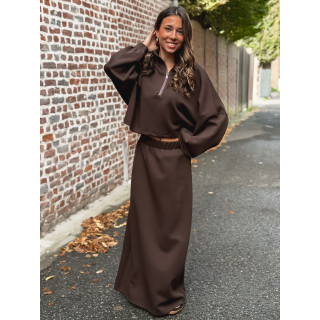 Pull Eléanore - Chocolat
