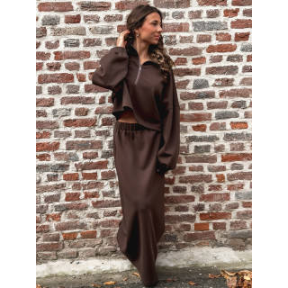 Pull Eléanore - Chocolat