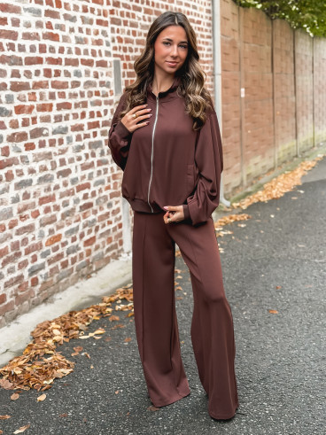 Gilet Aude - Chocolat