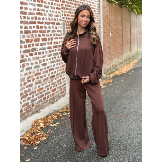Gilet Aude - Chocolat