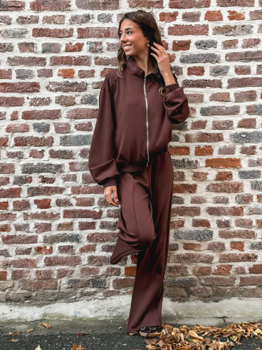 Gilet Aude - Chocolat