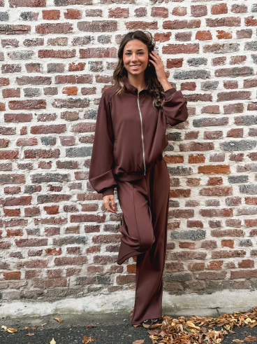 Gilet Aude - Chocolat