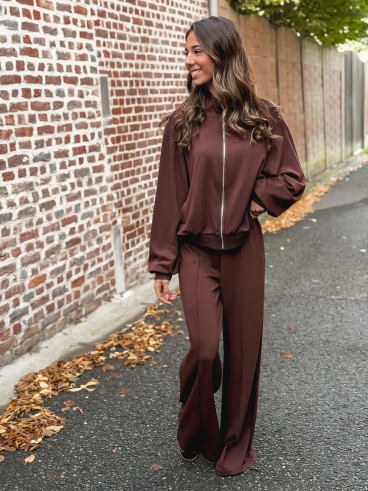 Gilet Aude - Chocolat