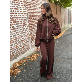 Gilet Aude - Chocolat