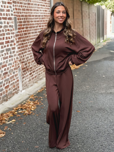 Gilet Aude - Chocolat