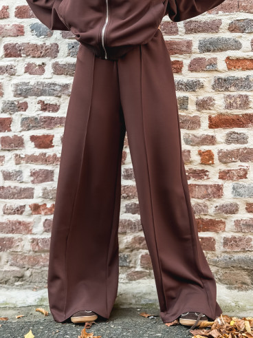 Pantalon Aude - Chocolat Pantalon Aude - Chocolat