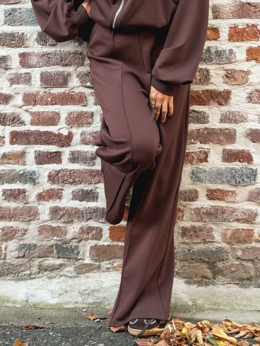 Pantalon Aude - Chocolat Pantalon Aude - Chocolat