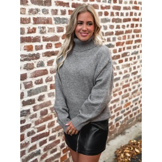 Pull col roulé Nolys - Gris