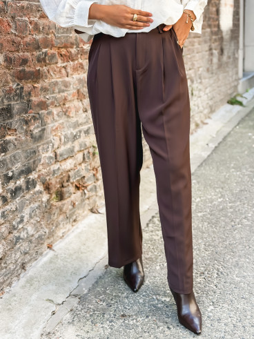 Pantalon Milane - Chocolat