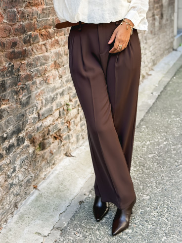 Pantalon Milane - Chocolat