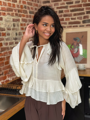 Blouse Veronika - creme