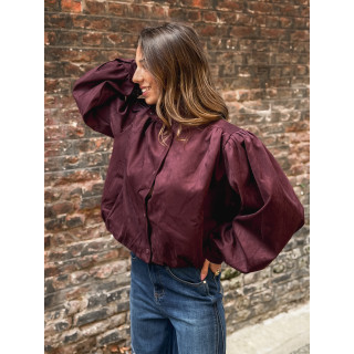Veste en suédine Sorrel - Bordeaux